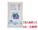 【まとめ買い】ジャパックス　環境袋策 90L RYC99　半透明 10枚×20冊入【5ケース】