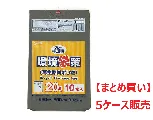 【まとめ買い】ジャパックス　環境袋策 20L LR20 グレー半透明 10枚×30冊【5ケース】