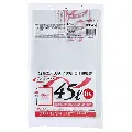 ジャパックス　容量表示入りポリ袋 45L TSP45 白半透明 10枚×60冊