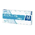 ジャパックス　LDポリエチレン手袋  PLB-02 無着色  100枚×40箱　M