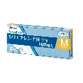 ジャパックス　外エンボスタイプ　ポリ手袋　青M200枚入　PLB-05