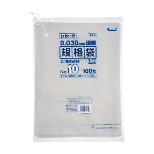 ジャパックス　LD規格袋 北海道 HLK10 透明 100枚x10冊×3箱入-1