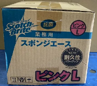 3M　スポンジエースL ピンク 10個入-2