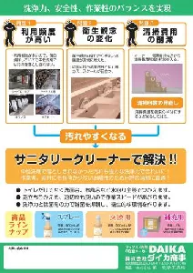 ダイカ　サニタリークリーナー 補充用 　弱酸性　18L-3