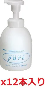 ミッケル化学　 薬用ピュアソープピュア 500ml×12本入り　182032-1