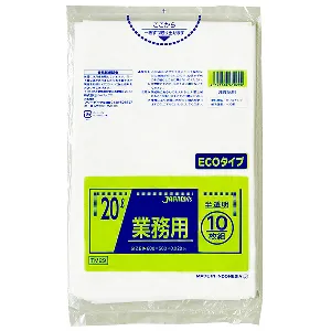 ジャパックス　スタンダード 容量20L TM29 半透明 10枚×60冊入-1