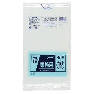 ジャパックス　スタンダード 70L TM73 透明 10枚×40冊入-1
