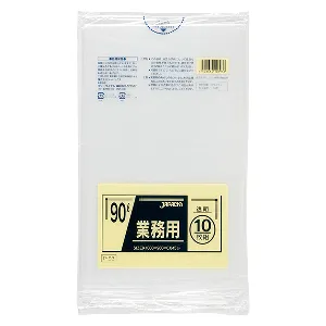 ジャパックス　スタンダード  90L P-93 透明 10枚×30冊入-1