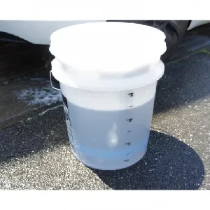 ディテール ガーズ　ダートロックバケツ　20L　クリアホワイト-3