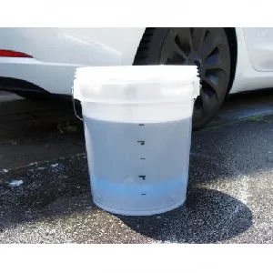 ディテール ガーズ　ダートロックバケツ　18L　クリアホワイト-3