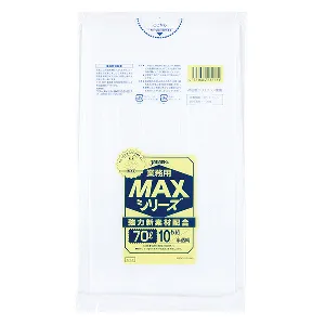 ジャパックス　MAXシリーズ 70L S-73  半透明 10枚×40冊入-1