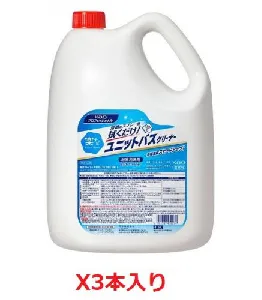 花王　楽ナビ ユニットバスクリーナー　4.5L  x3本-1
