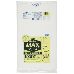 ジャパックス　MAXシリーズ 手付き 90L SH93 半透明 10枚×30冊入-1