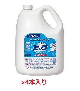 花王　液体ビッグ バイオ酵素　4.5kg x4本入-1