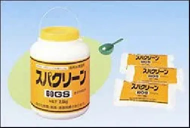 四国化成　風呂水専用塩素剤　スパクリーン60GS 速溶タイプ　2.5kg x4缶-1