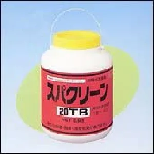 四国化成　風呂水専用塩素剤　スパクリーン20TB 速溶タイプ　2.5kg x4缶-1