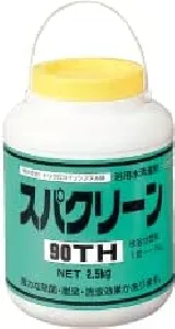 四国化成　風呂水専用塩素剤　スパクリーン90TH 持続タイプ　2.5kg x4缶-1
