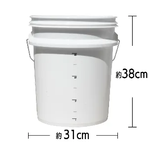 ディテール ガーズ　ダートロックバケツ　20L　ホワイト-2