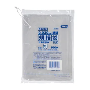 ジャパックス　LD規格袋 北海道 HLK03 透明 100枚x10冊×16箱入-1